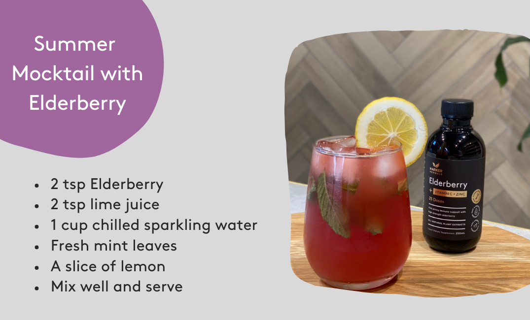 harker herbals elderberry summer mocktail