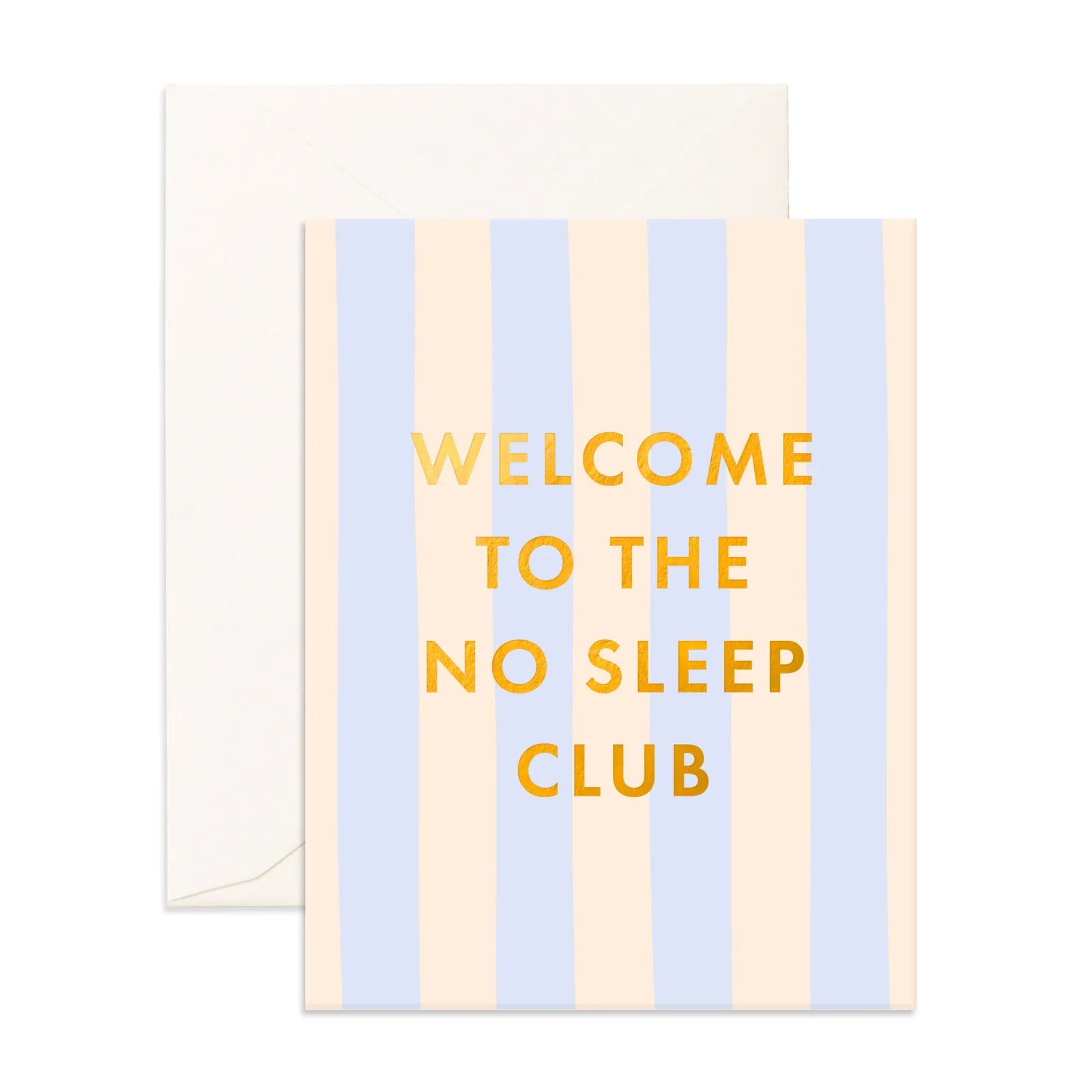 Fox & Fallow Greeting Card - Welcome To The No Sleep Club