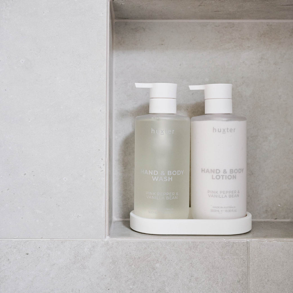 Huxter Limited Edition Wash & Lotion Gift Set - Pink Pepper & Vanilla Bean
