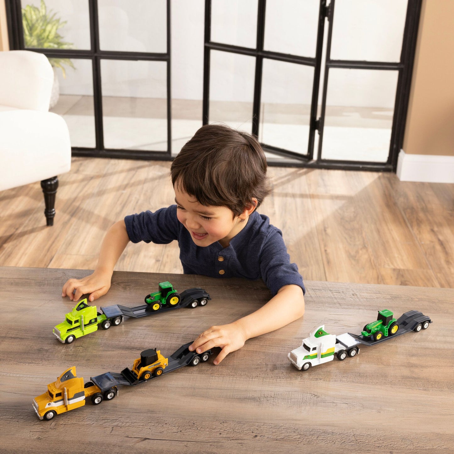 John Deere Die Cast Semi Hauler 1:64