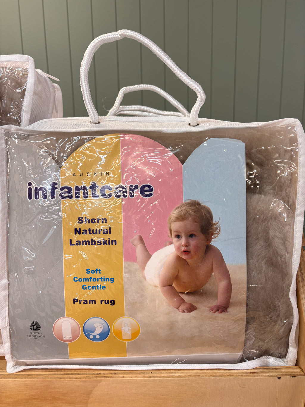 Fibre by Auskin Sheepskin Pram Liner
