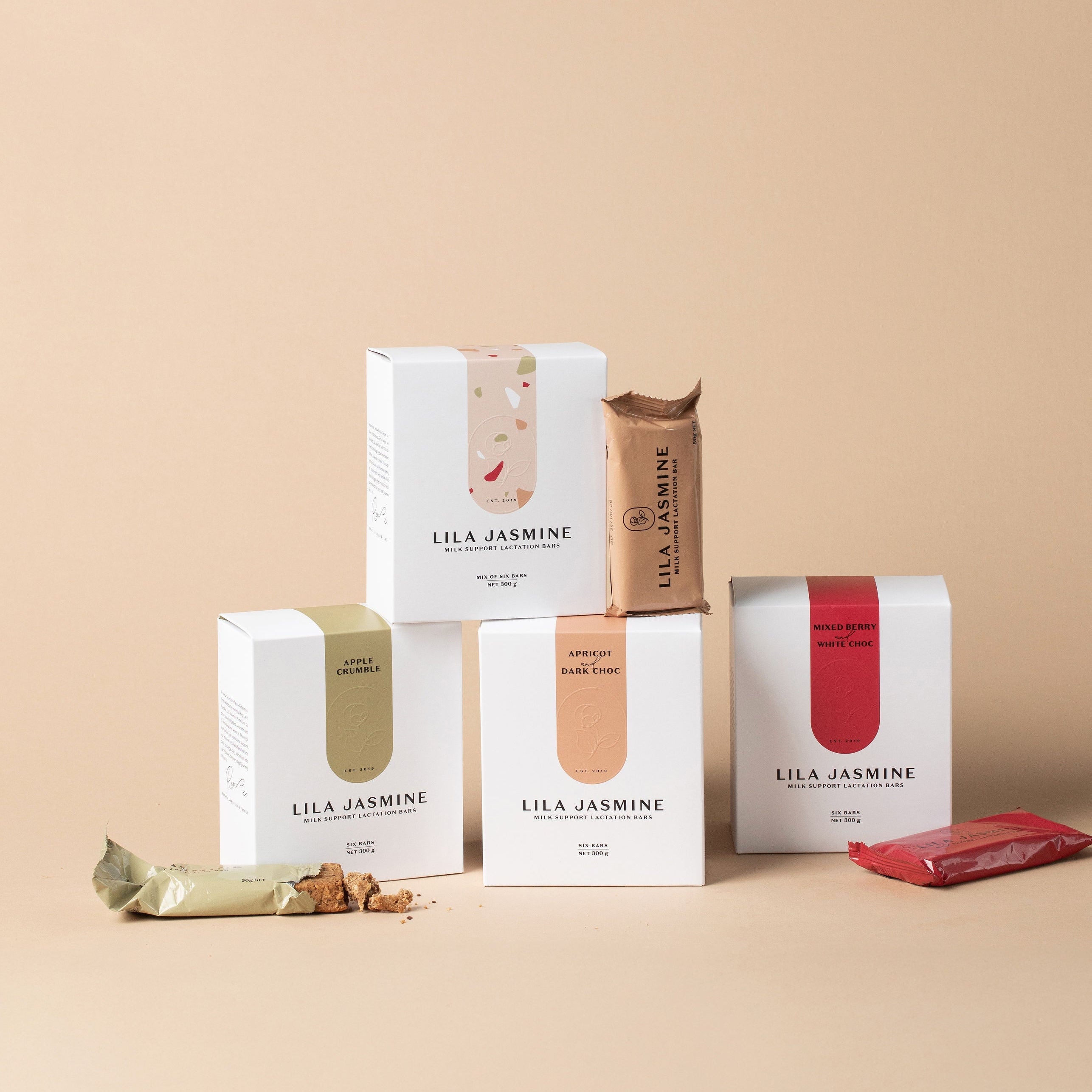 Lila Jasmine Lactation Bars - Mixed Box