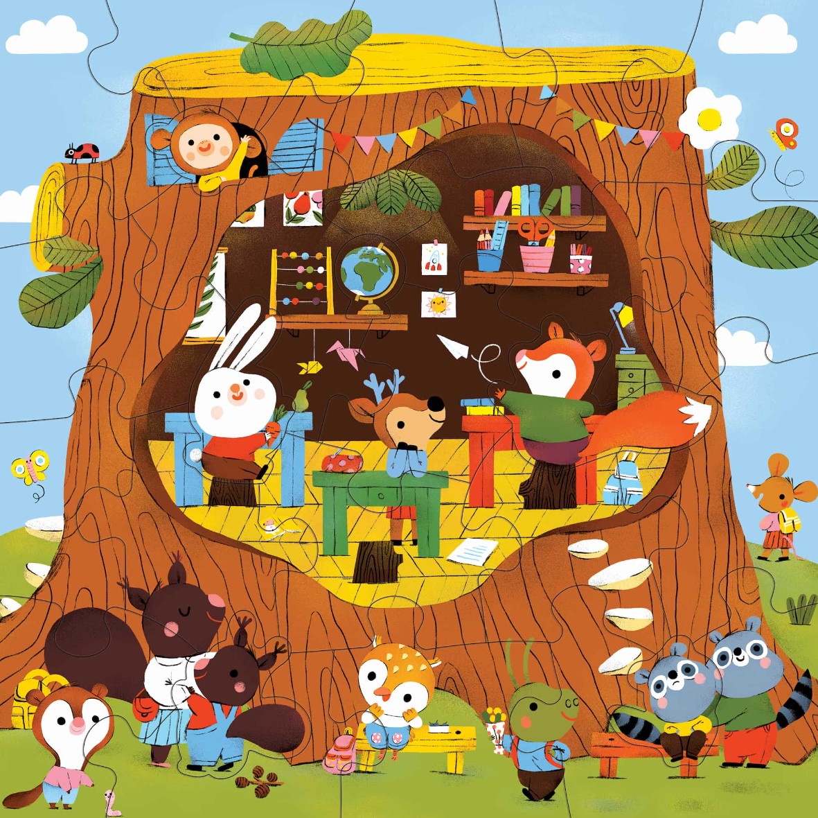 Mudpuppy Forest School 25 piece Floor Puzzle
