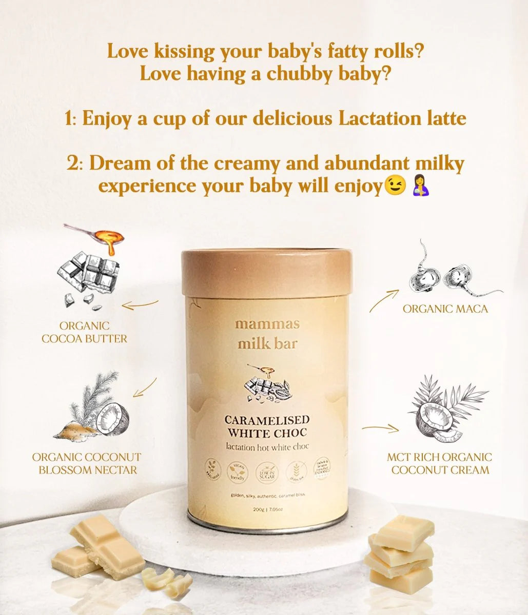 Mammas Milk Bar Caramelised White Choc