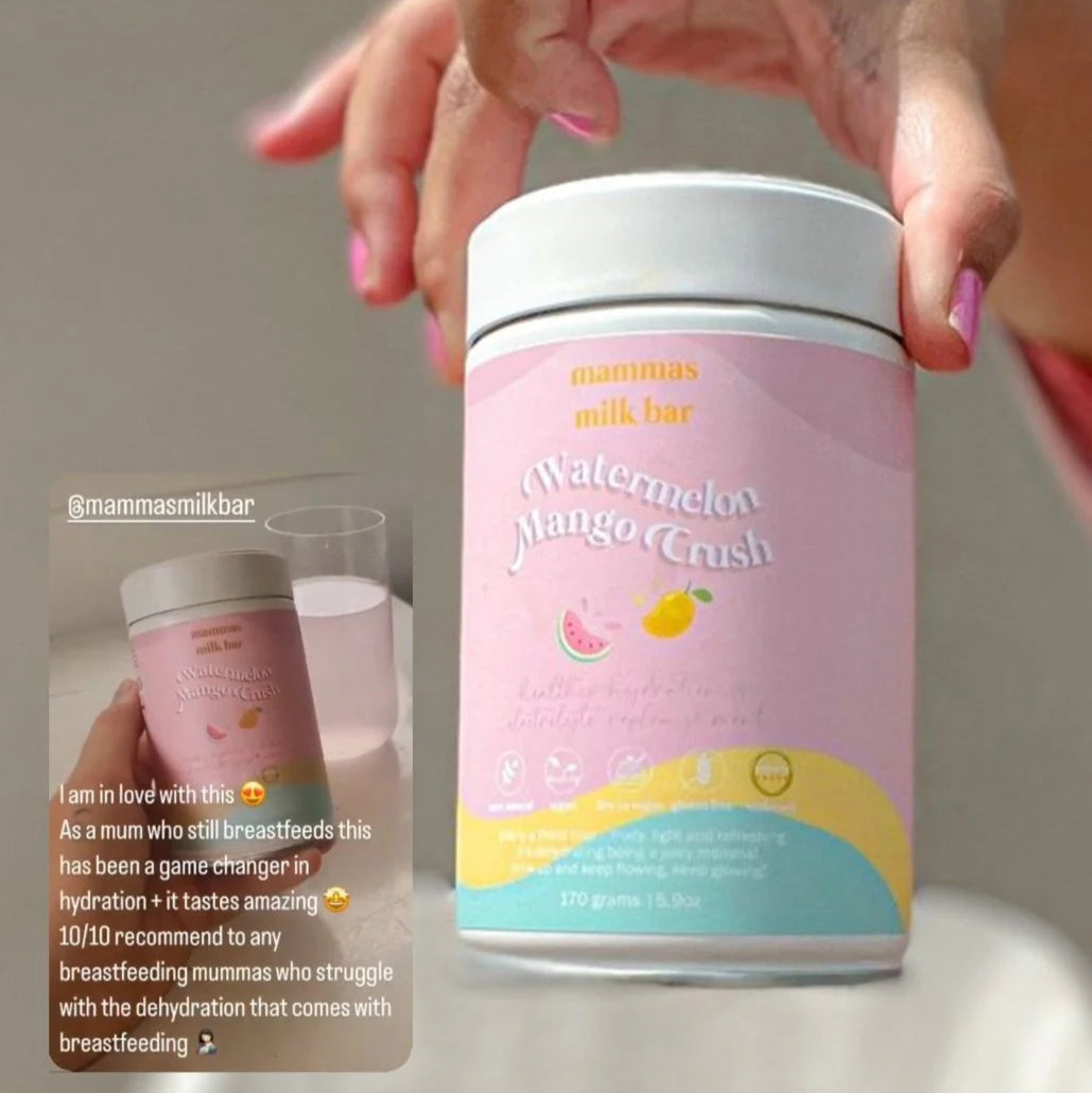 Mammas Milk Bar Watermelon Mango Hydration Electrolyte Drink