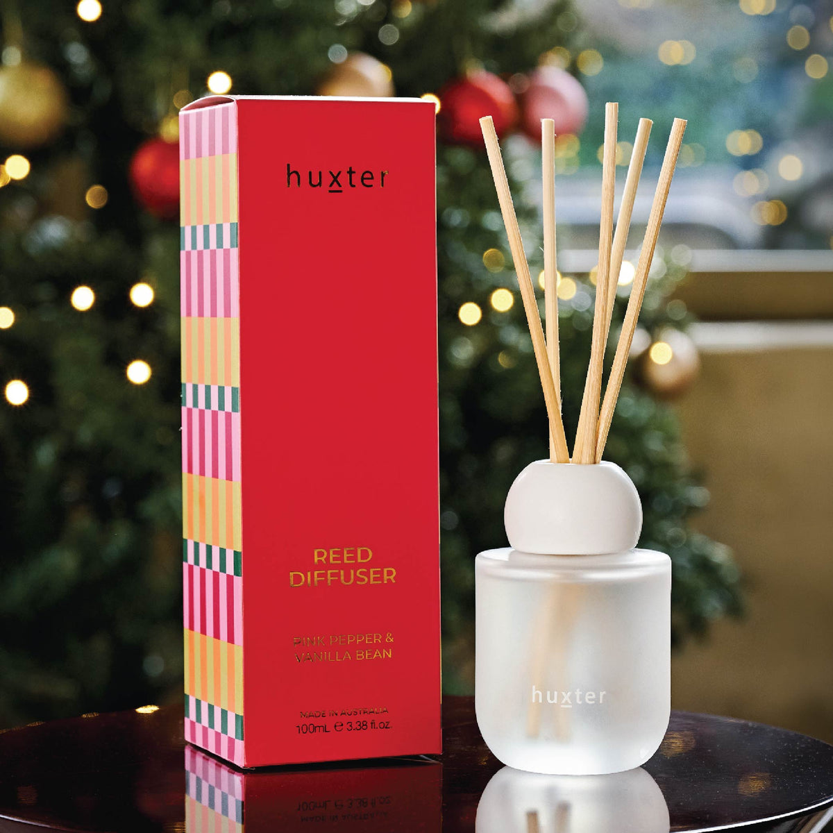 Huxter Reed Diffuser 100ml - Pink Pepper & Vanilla Bean