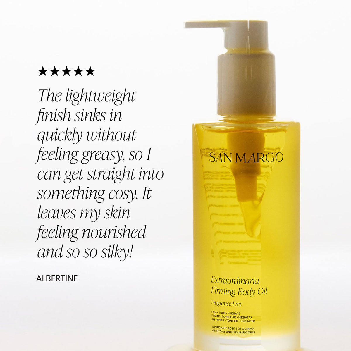 San Margo Extraordinaria Firming Body Oil