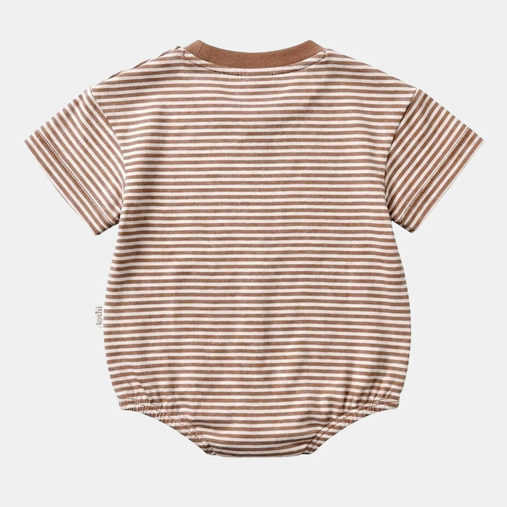 Toshi Short Sleeve Bubble Bodysuit - Mocha