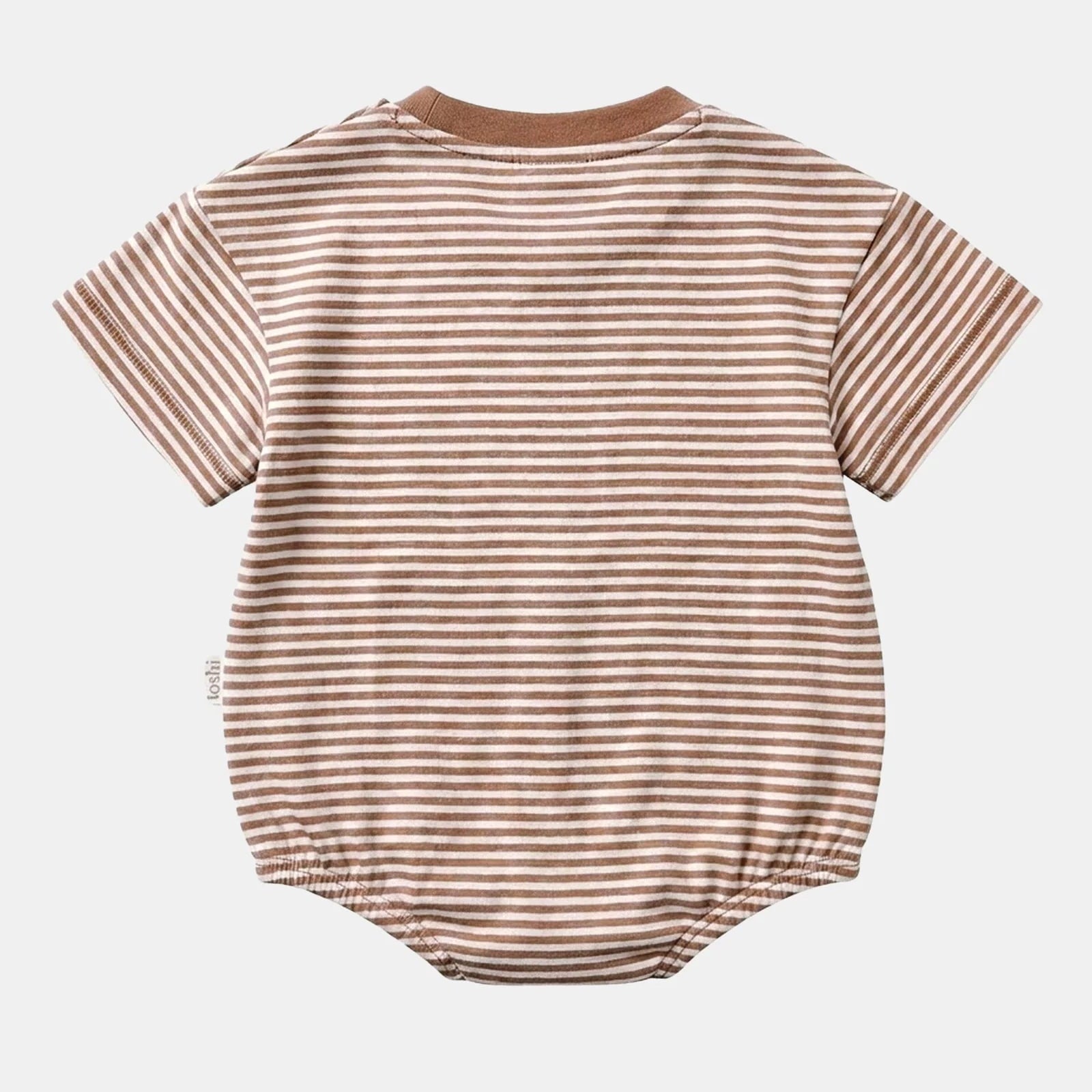 Toshi Short Sleeve Bubble Bodysuit - Mocha