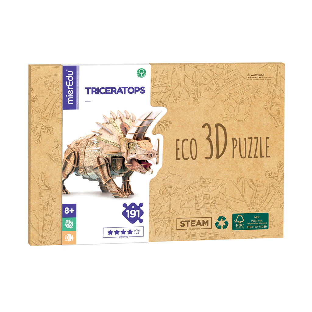Mieredu Adjustable 3D Puzzle - Triceratops