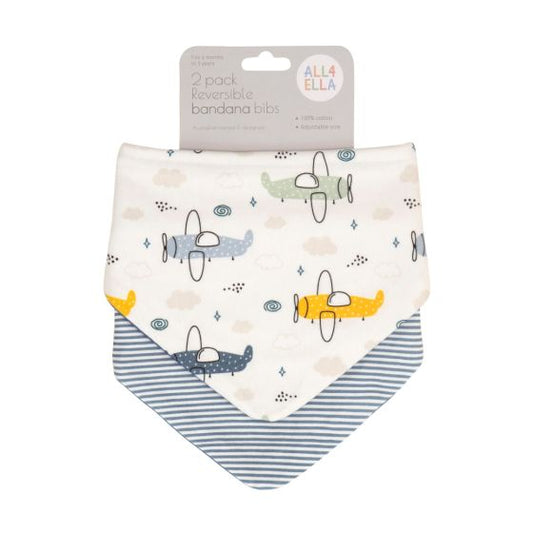 All 4 Ella - Bandana Bib- 2 pack