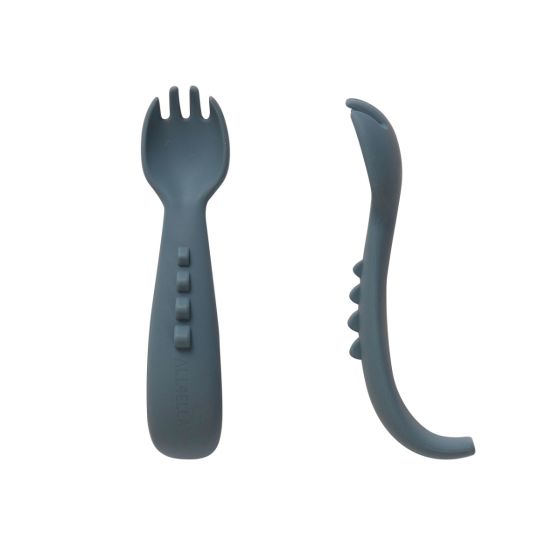 All4Ella Comfy Grip Silicone Forks - 2 pack