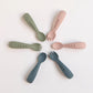 All4Ella Comfy Grip Silicone Spoons - 2 pack