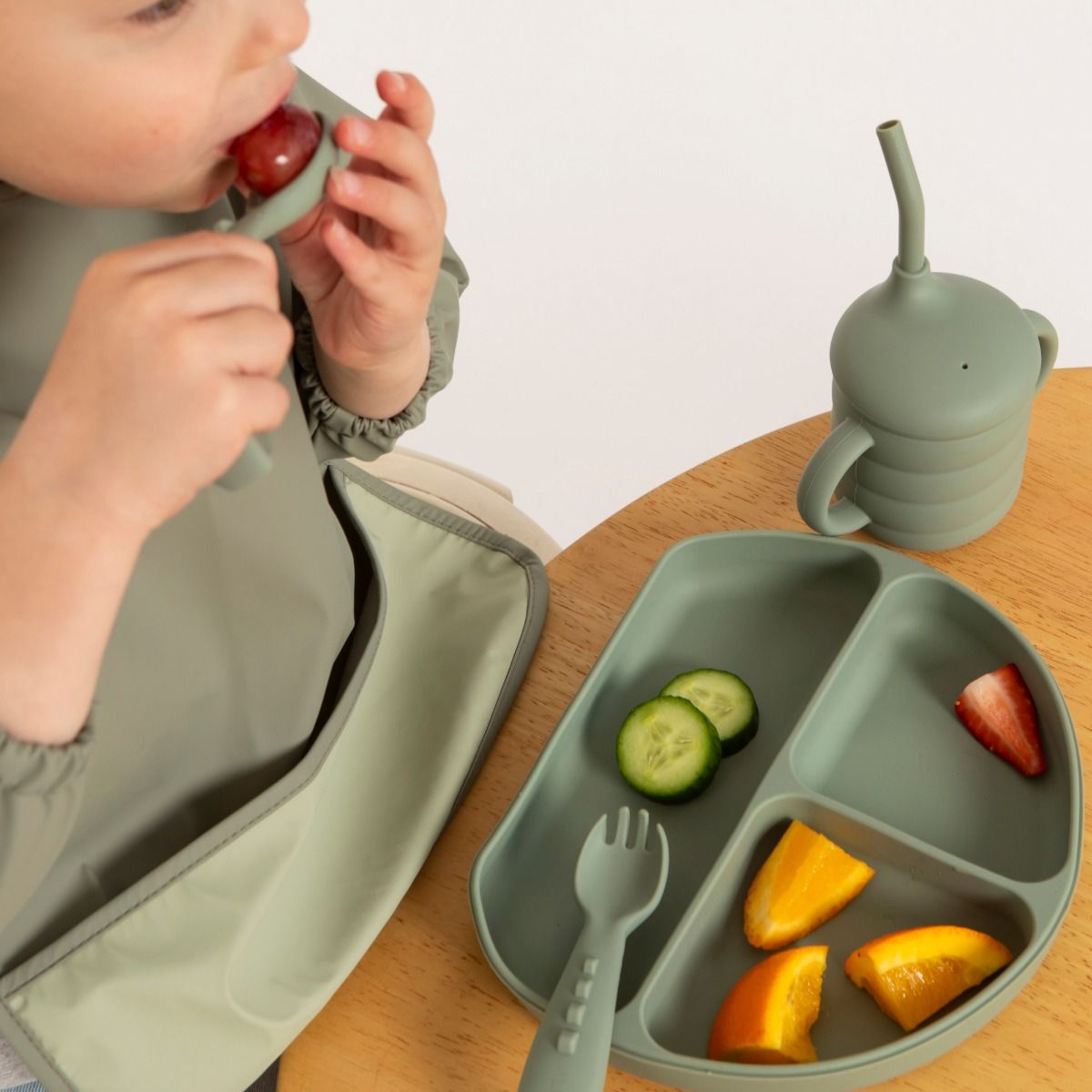 All4Ella Comfy Grip Silicone Forks - 2 pack