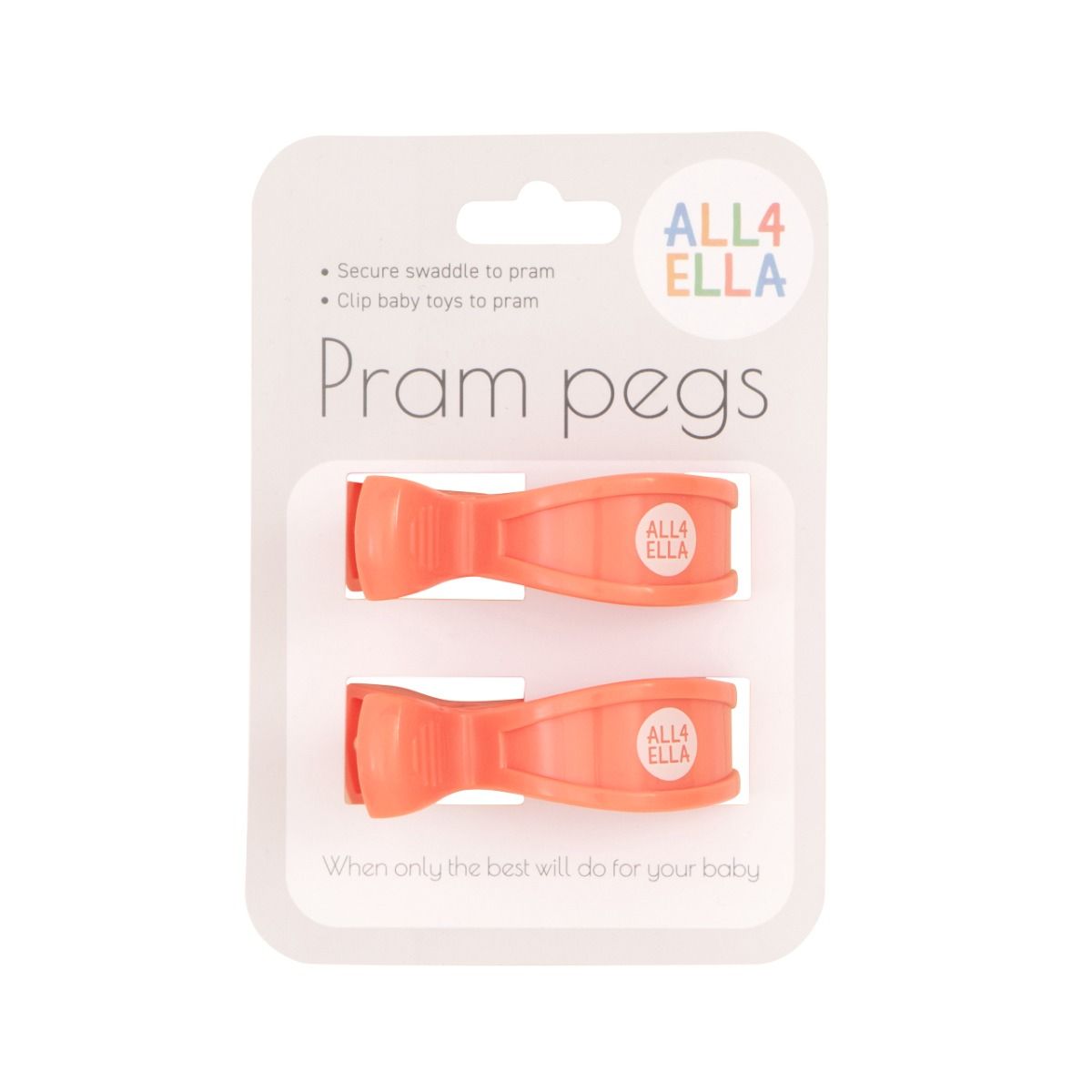All4Ella Pram Peg - 2 pack