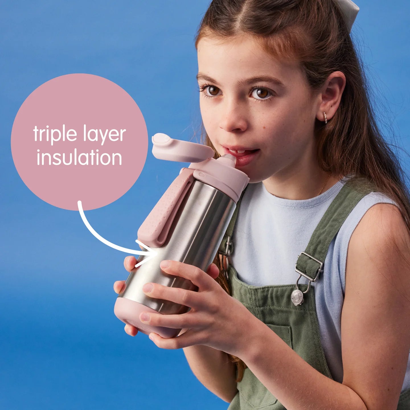 B.Box Insulated Straw Drink Bottle