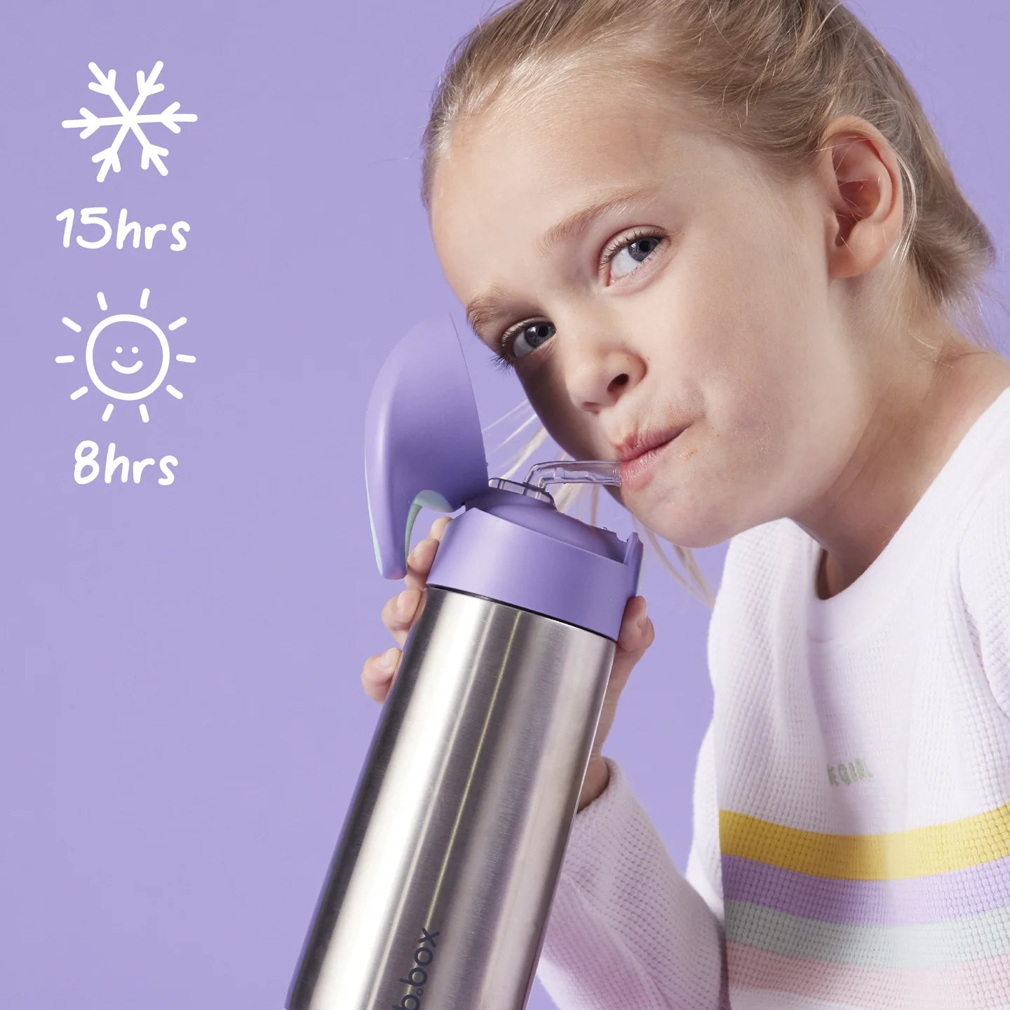 B.Box Insulated Straw Drink Bottle