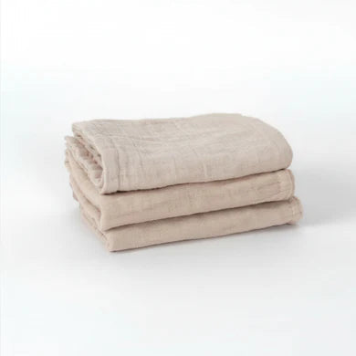 Babu Muslin Wash Cloths - 3 pack