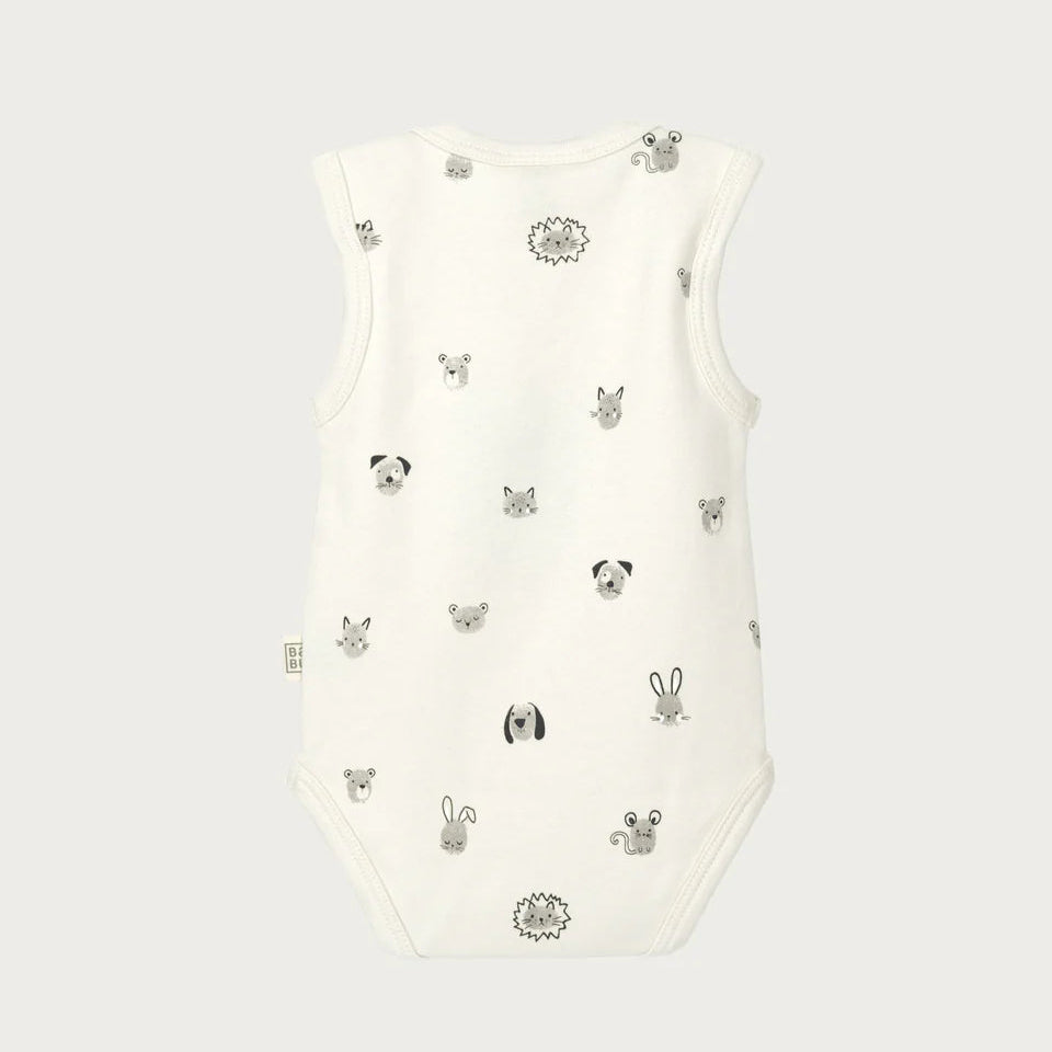 BaBu Singlet Bodysuit - Fingerprint Friends