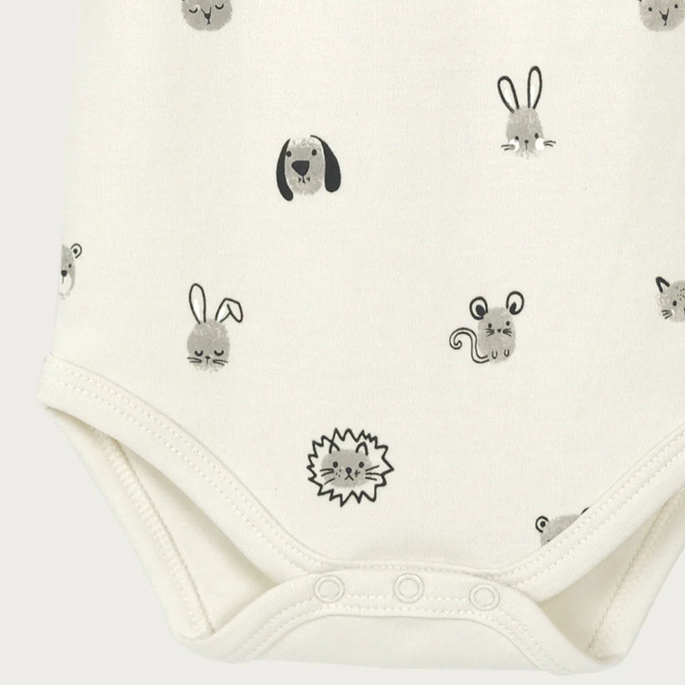 BaBu Singlet Bodysuit - Fingerprint Friends