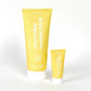 Two yellow tubes of 'everyday sunscreen' on a white background