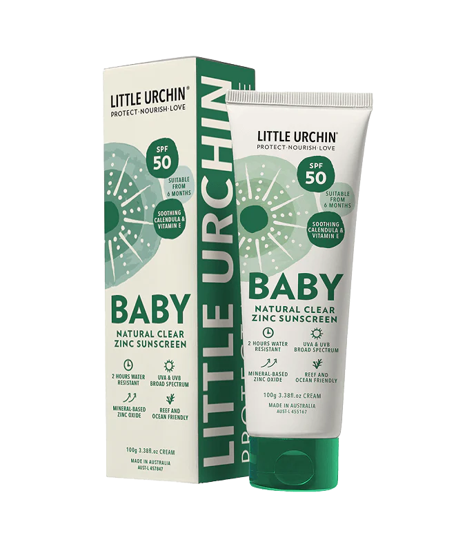 Little Urchin Baby Natural Clear Zinc Sunscreen SFP 50