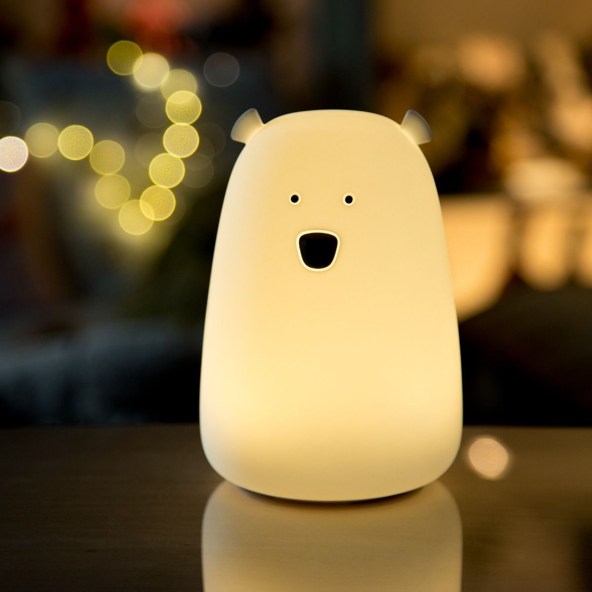 Big Bear Silicone Night Light with Remote Control