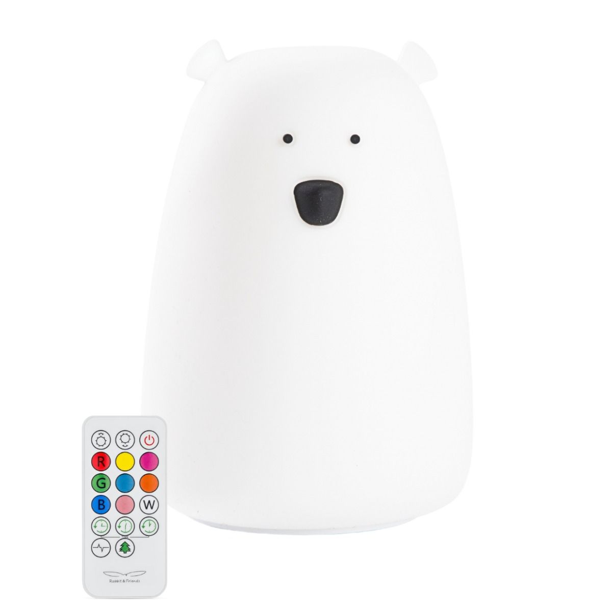 Big Bear Silicone Night Light with Remote Control