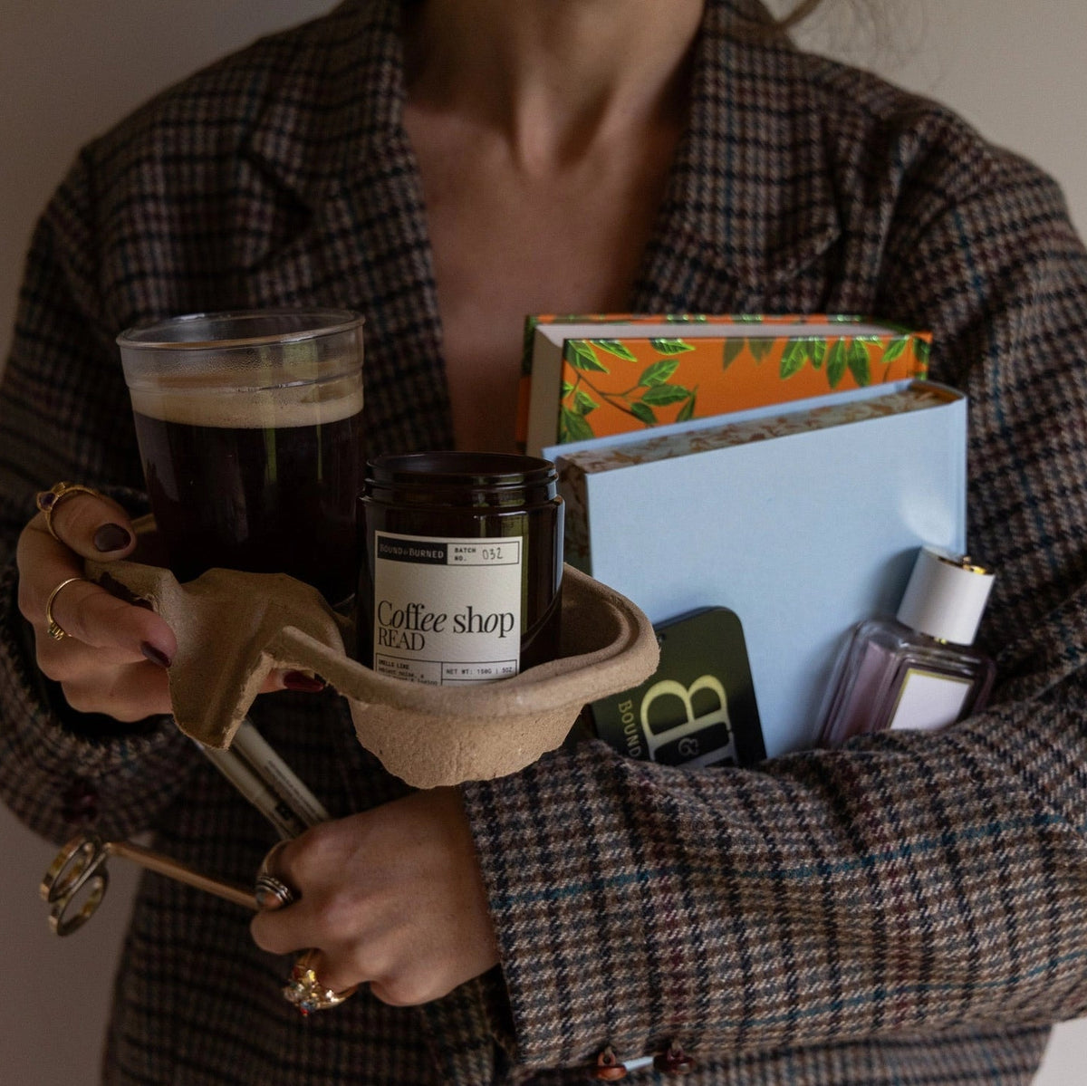 Bound & Burned Candle - Coffee Read