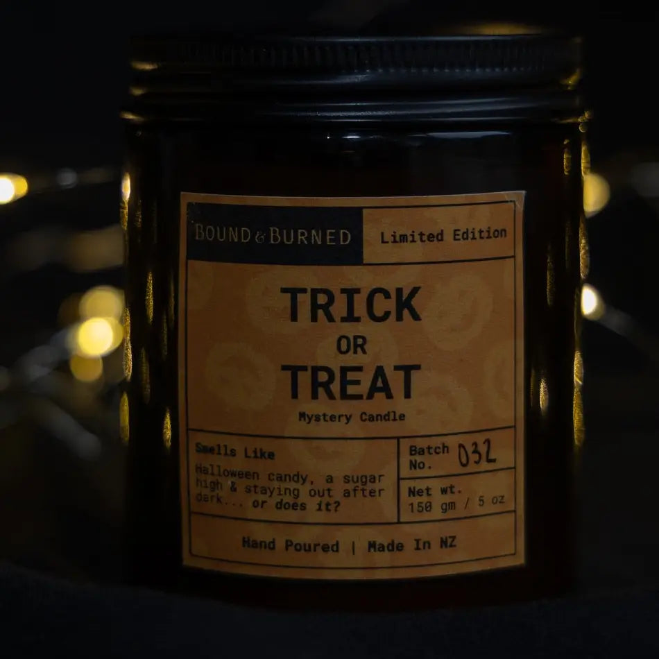 Bound & Burned Candle -Mystery Trick or Treat