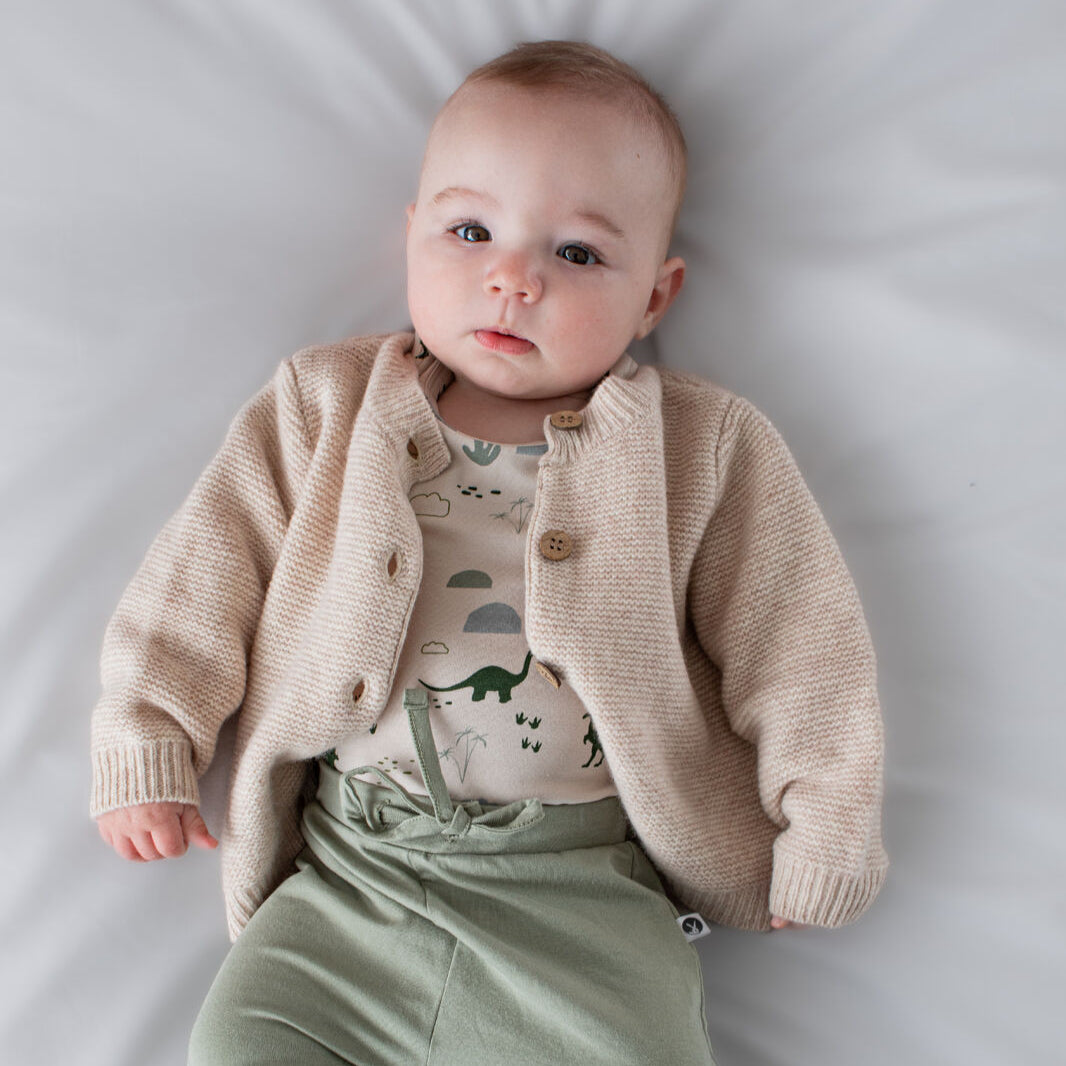 Burrow & Be Oakley AW26 Wool Knit Cardigan