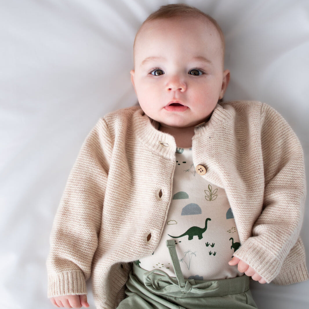 Burrow & Be Oakley AW26 Wool Knit Cardigan