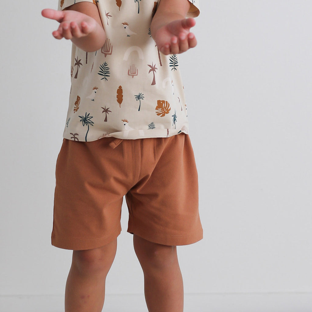 Burrow & Be Tan Leo Shorts