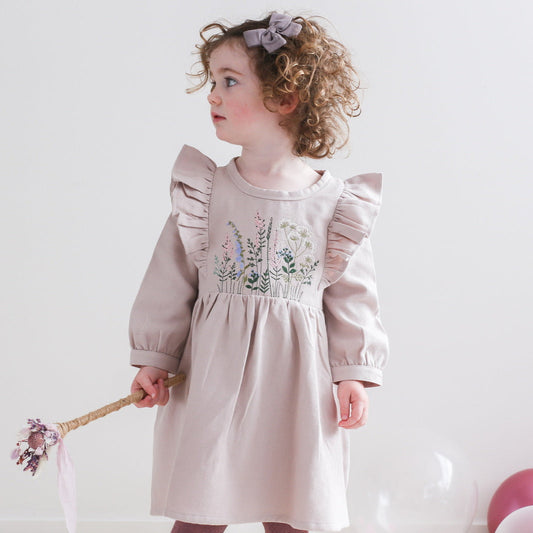 Burrow & Be Hazel Dress - Misty Lavender