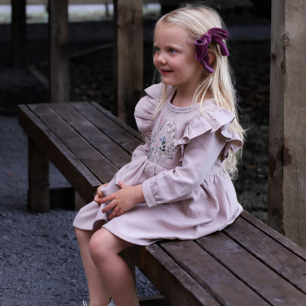Burrow & Be Hazel Dress - Misty Lavender