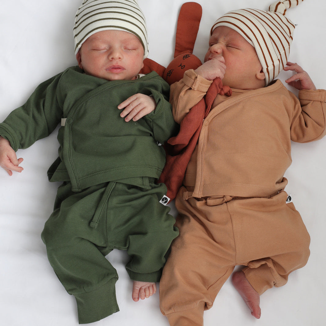 Burrow & Be Kimono Top - Tawny Brown