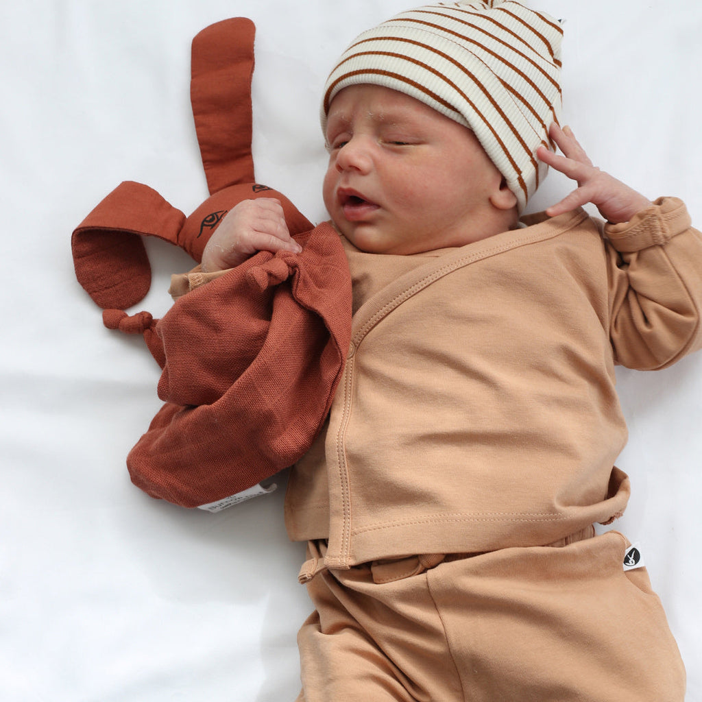 Burrow & Be Kimono Top - Tawny Brown