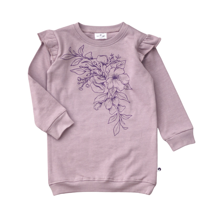 Burrow & Be Sweater Dress - Lilac