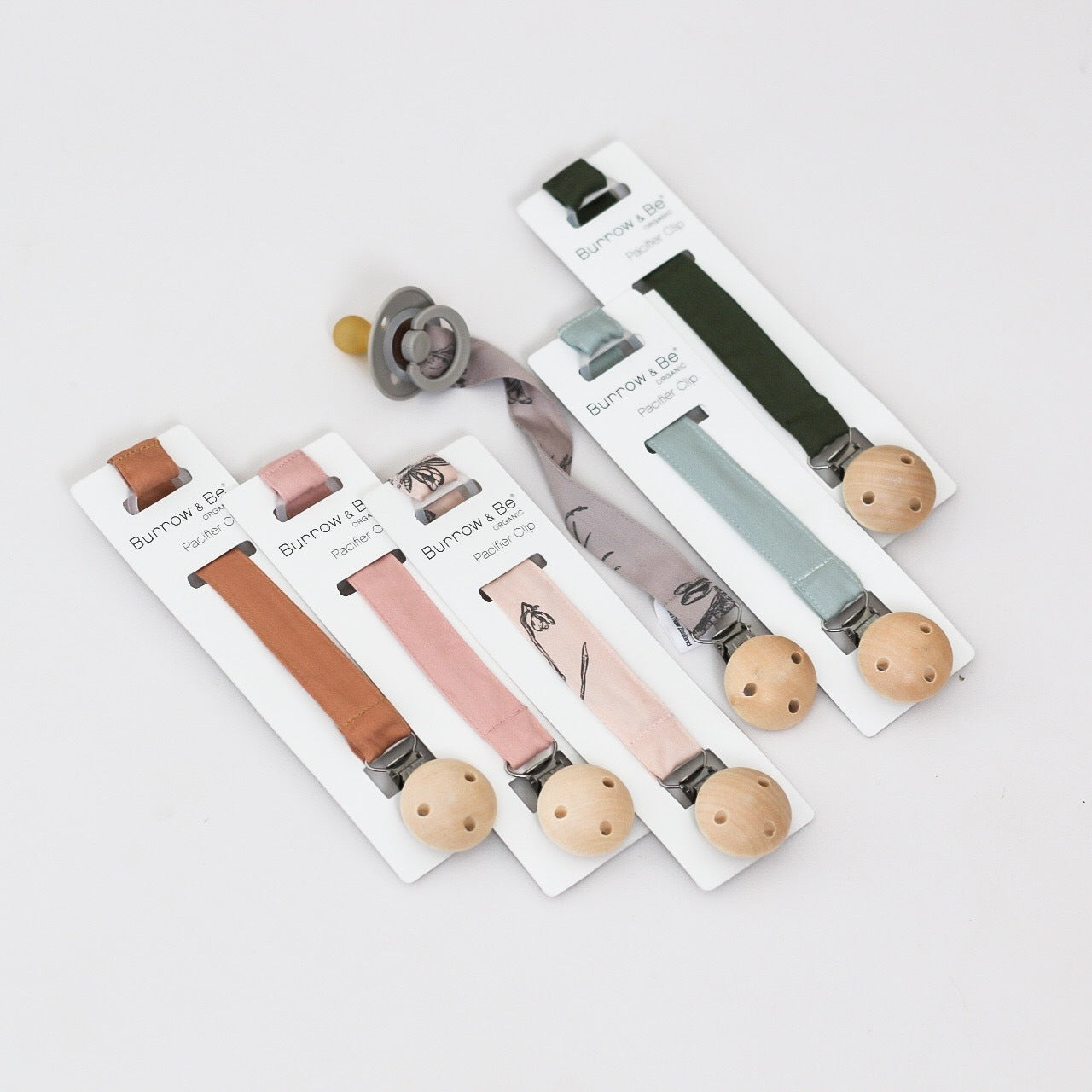 Burrow & Be Pacifier Clip