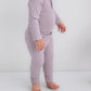 Burrow & Be Rib Leggings - Lavender