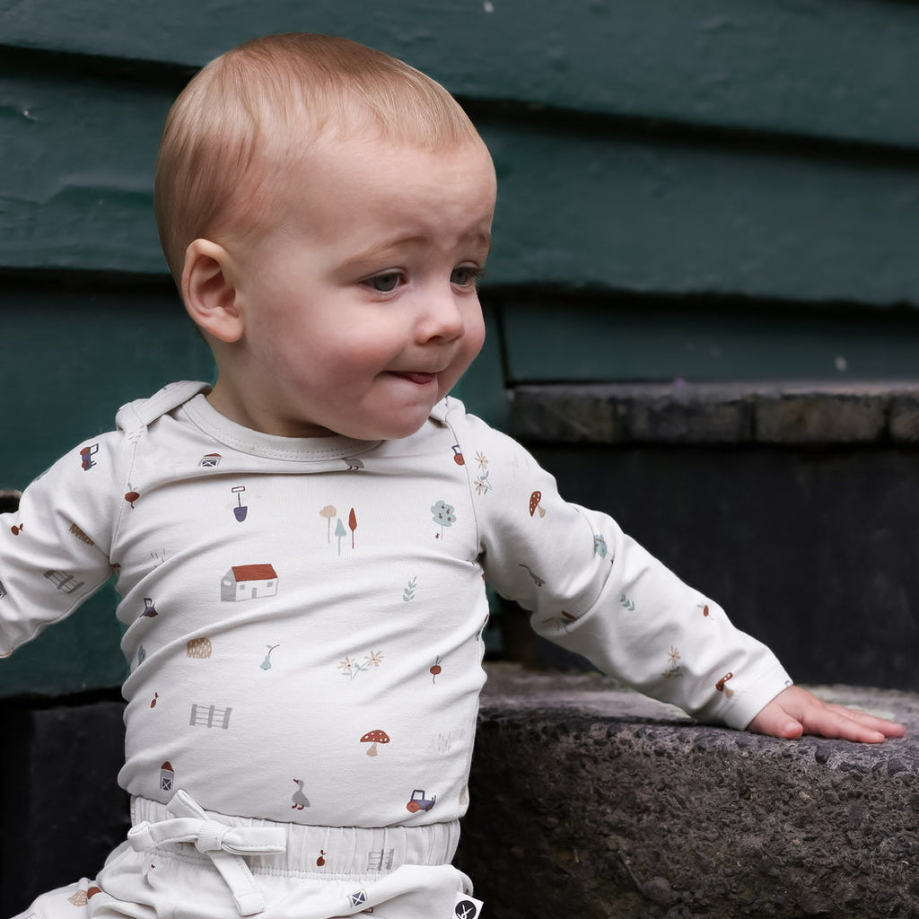 Burrow & Be Long Sleeve Bodysuit - Simple Life
