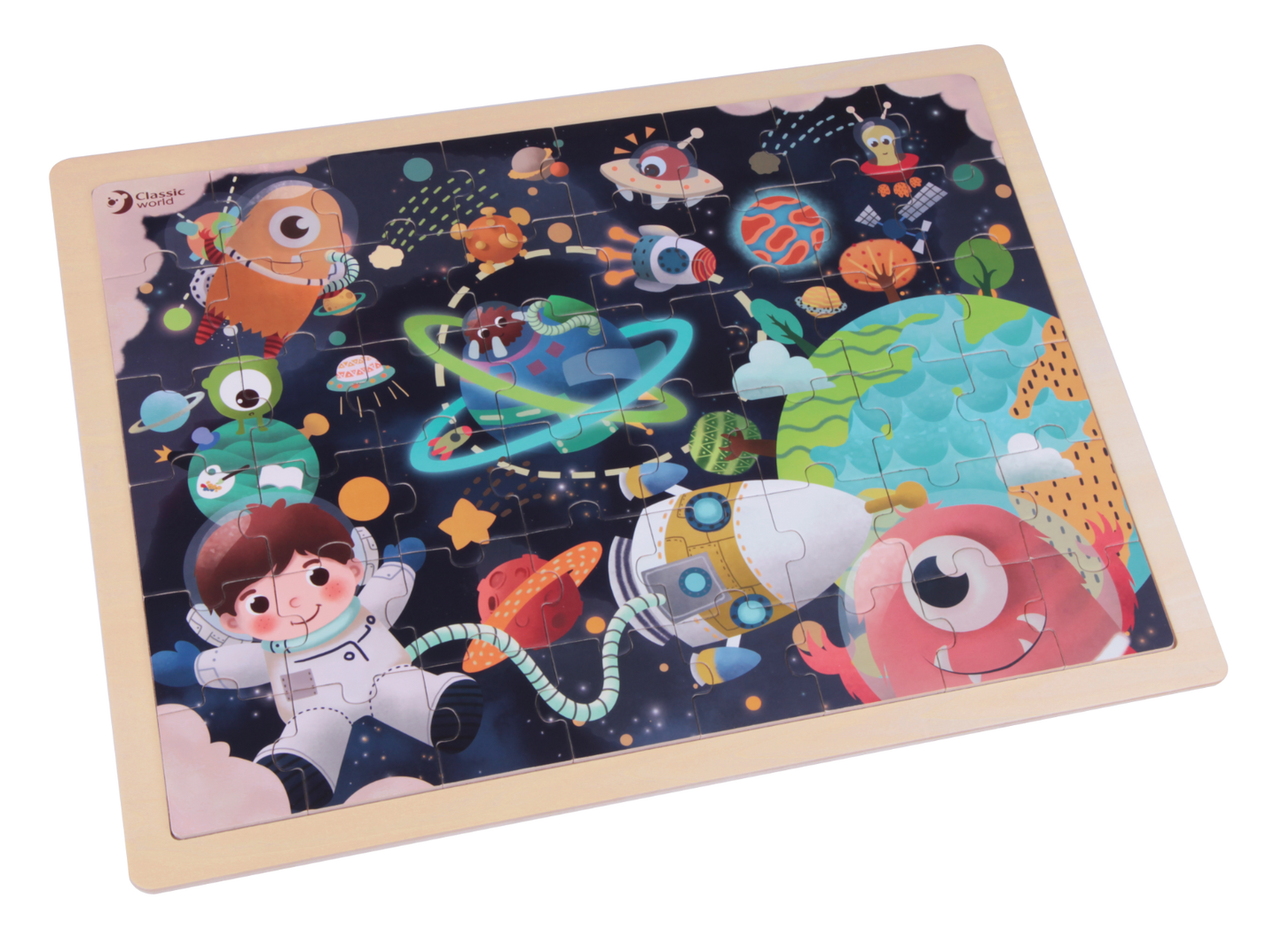 classic world wooden space puzzle