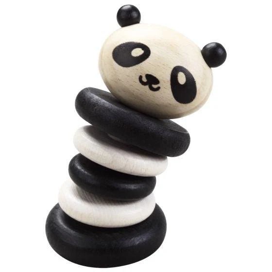 Classic World Wooden Panda Rattle