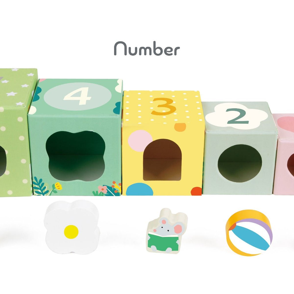 Classic World Stacking Cubes - Forest