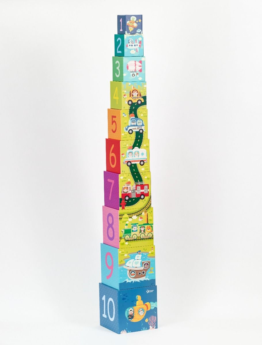 Classic World Stacking Cubes - Transport