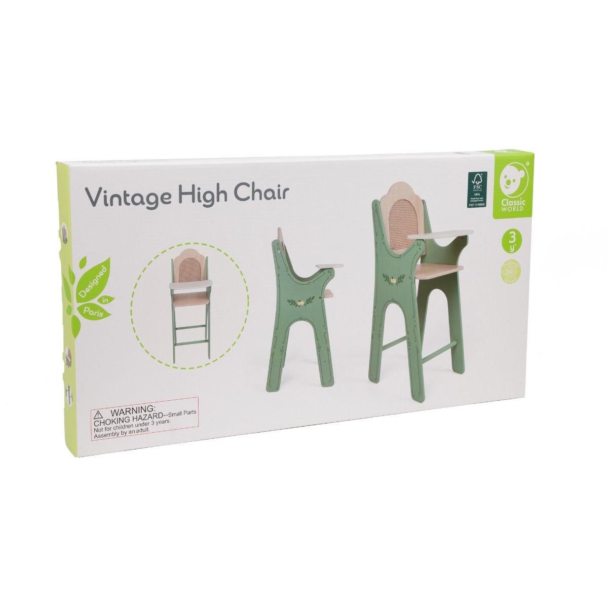 Classic World Wooden Vintage High Chair