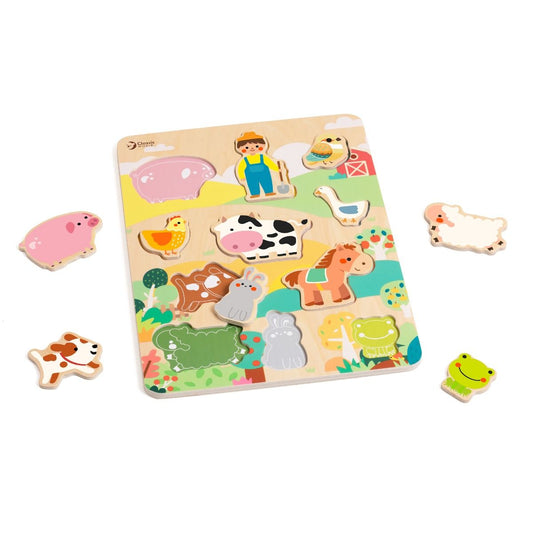 Classic World Wooden Farm Puzzle