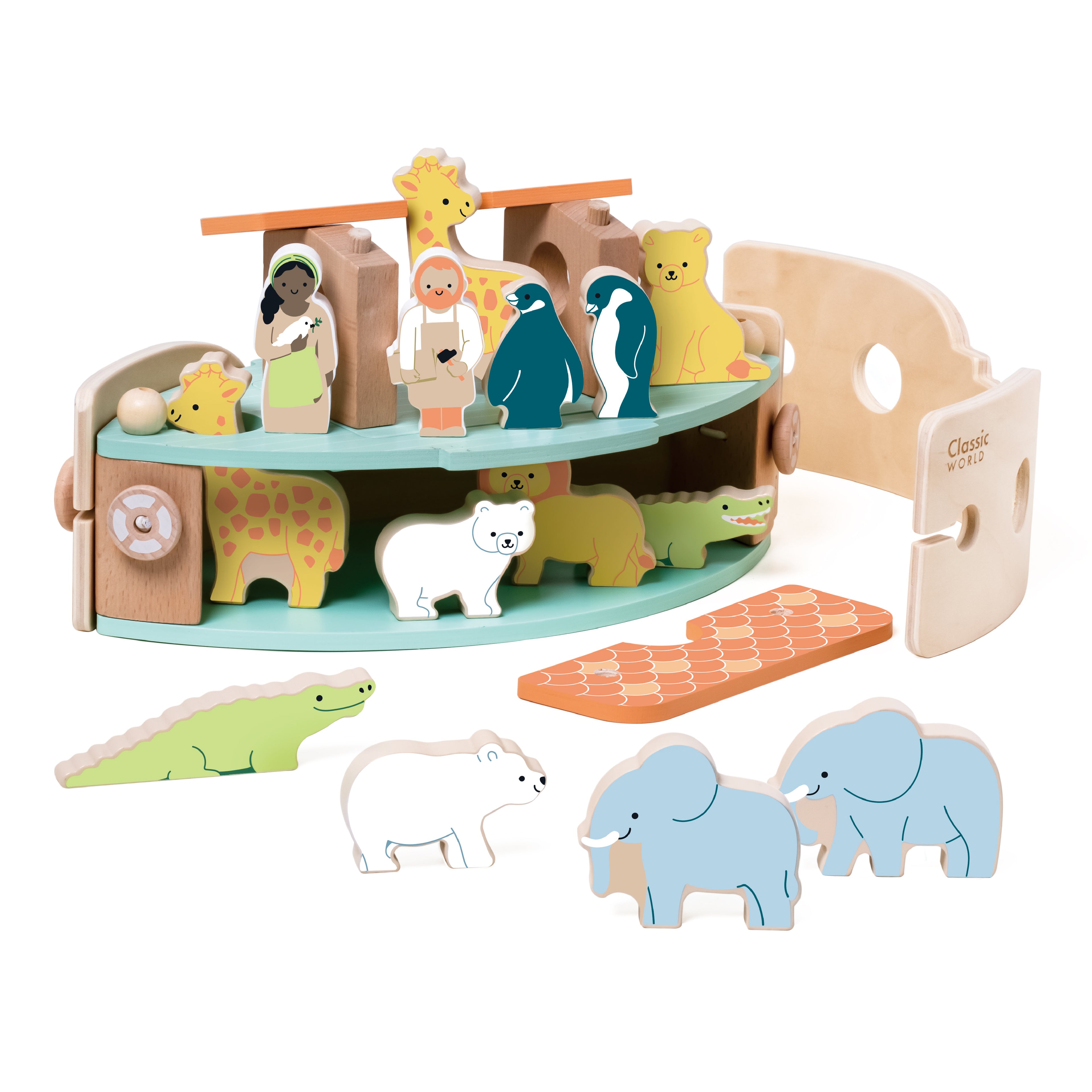 Classic World Wooden Noah's Ark