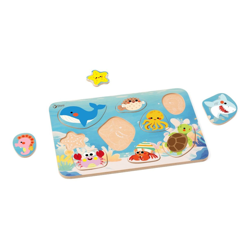 Classic World Wooden Ocean Puzzle