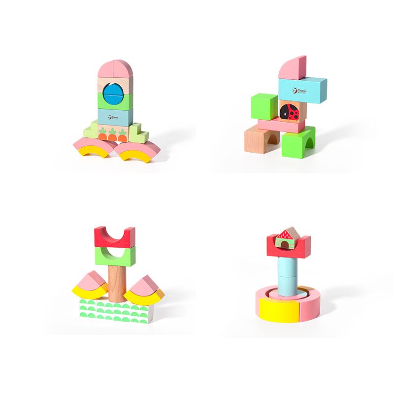 Classic World Wooden Garden Blocks - 40pcs